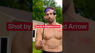 I Shot a Weighted Arrow Into an Open Wound! #shorts #funny #science