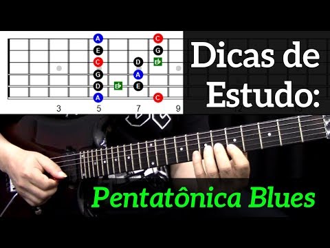 Study Tips - How to use the Blues Pentatonic scale for guitar solos