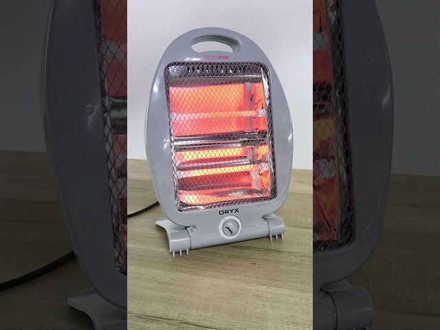 Vídeo relacionado con UBOON: Calefactor Estufa Halógena de 3 Tubos Portátil Eléctrico, Bajo Consumo, Sistema de Seguridad Anti-caídas y Regulable en 3 Niveles hasta 1200W (Gris)