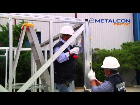 Construcción Estructura Casa con Metalcon - Cintac