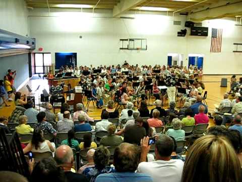 Begining Band performing Ceremonium