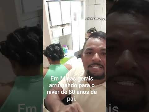 ### Em minas gerais Pirapora Minas família unida para a noite aniversário de pai 80 anos julho.