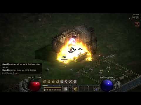DIABLO 2 RESSURECTED ICEROC PVP PALADIN CS CHARGER SMITE VS ALL(Mostly BM'er)