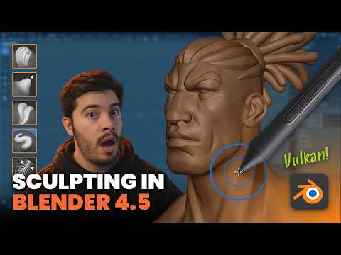 Watch Out ZBrush… Blender 4.5 Vulkan is Here