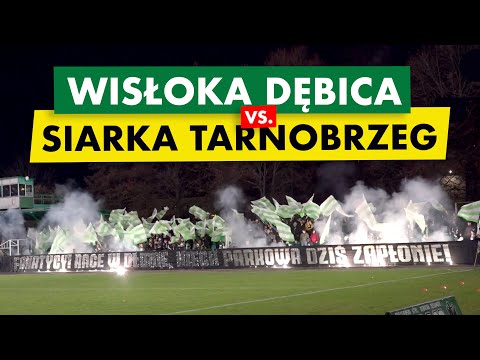 Wisłoka Dębica - Siarka Tarnobrzeg. Mecz przyjaźni [KIBICE, OPRAWA]