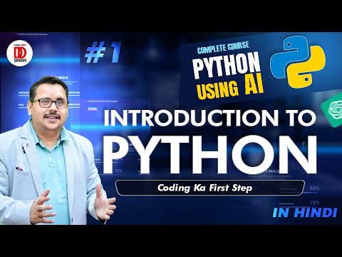 Introduction To Python In Hindi Python Programming For Beginners Python Using Ai Tutorial 1