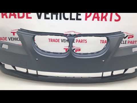 Fits BMW 5 E60 E61 2007-2010 Front Bumper With Pdc Not M5 Or M Sport Models Primed video