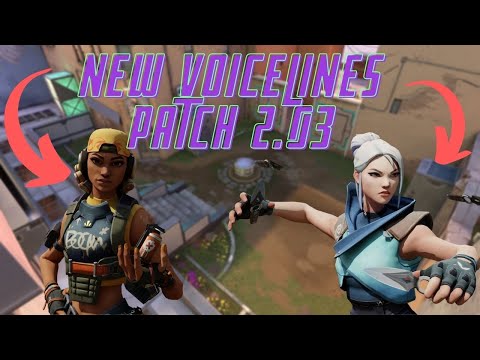 New Update VALORANT Patch 2.03 VOICELINES (RAZE& JETT )