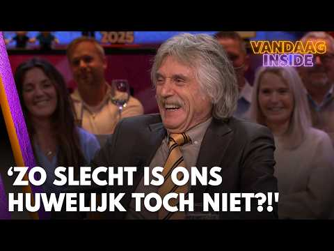 Johan Derksen trof zijn vrouw thuis huilend aan: 'Zo slecht is ons huwelijk toch ook weer niet?'