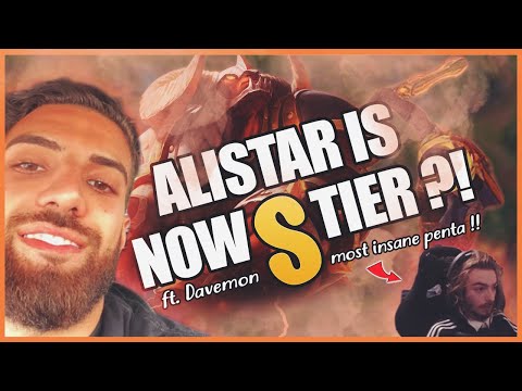 ALISTAR IS S TIER IN THIS PATCH WITH THIS NEW ITEM! Ft. Davemon's MOST CLUTCH PENTAKILL