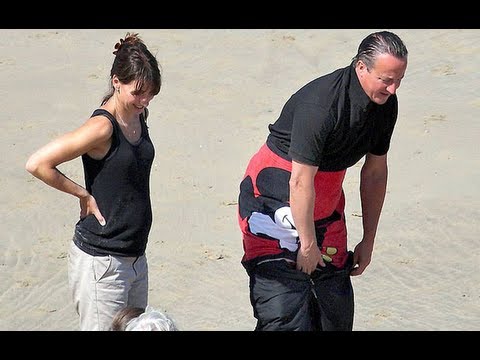 Ed Balls mocks David Cameron's 'surprisingly small towel'