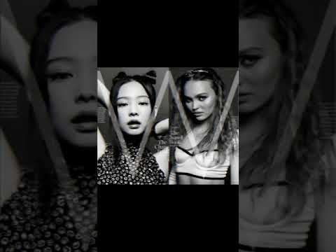 jennie and lily rose depp💖 #chanelproduction #jennie #lilyrosedepp