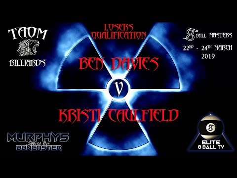 Ben Davies v Kristi Caulfield - TAOM 8 Ball Masters