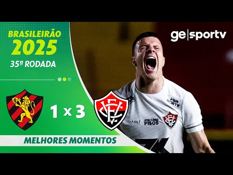 Gols e lances de Sport x Vitória