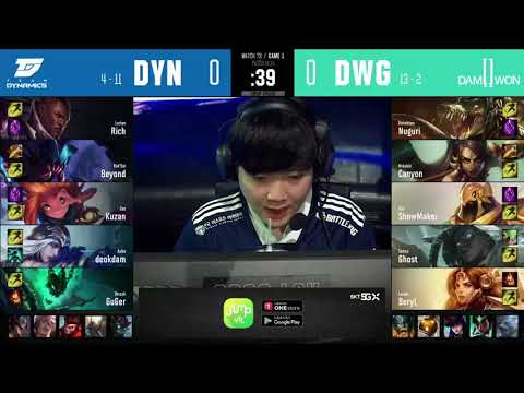 DYN vs  DWG / GAME 1 / 2020 LCK Summer Split / Match 79
