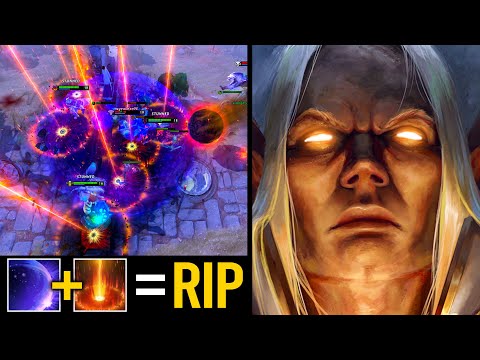 CRAZY 30Kills!!! Rank 334 Invoker Epic COMBO CHRONO + CATACLYSM Destroyed Everyone | Dota 2 Invoker