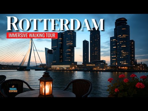 🌆 Rotterdam Walking Tour 4K 🇳🇱 | The Netherlands’ Most Futuristic City