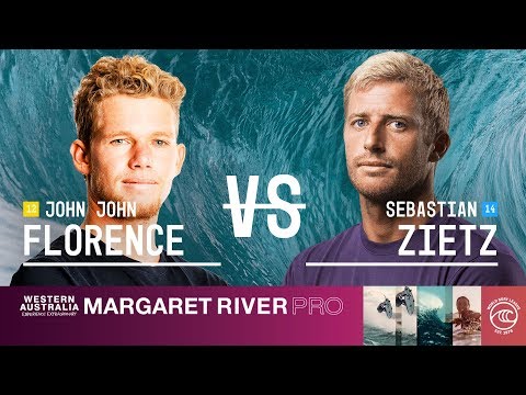 John John Florence vs. Sebastian Zietz - Round of 16, Heat 2 - Margaret River Pro 2019