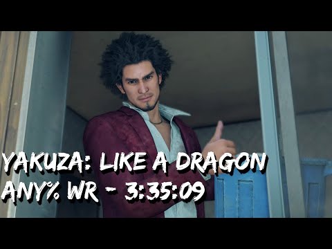 Any% Yakuza Like a Dragon PB/WR - 3:35:09 (4:08:35 RTA)