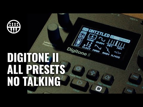 Digitone II All Preset Patterns (No Talking) | Thomann