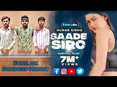 SAADE SIRO (Official Video ) - Hunar Sidhu |kamz inkzone | Letest Punjabi Song 2021