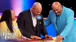 Steve Harvey bonds with Herb over whipped answer!!