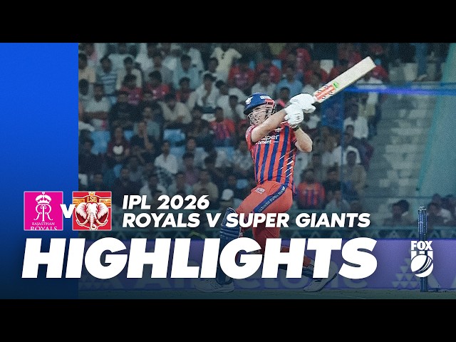 Rajasthan Royals v Lucknow Super Giants I Full Match Highlights I Game 32 IPL 2026 I Fox Cricket