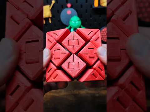 3D printed Infinite Rubik's Cube Tesseract Doodad