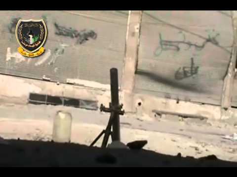 استهداف كتيبة شهداء حرستا بقذائف الهاون مواقع قوات النظام في مدينة حرستا في ريف دمشق