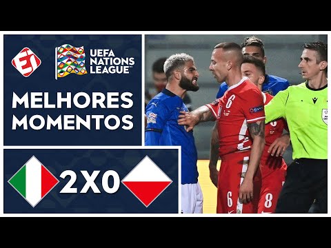 Gols e lances de Itália x Polonia