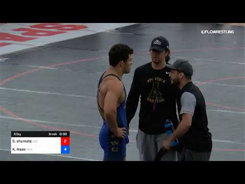 92 Kg Rr Rnd 2 Seth Shumate Unattached Vs Kyle Haas Maize 2