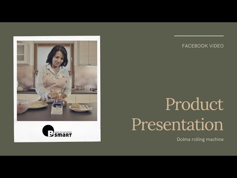 Product presentation: Dolma rolling machine