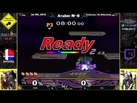 Avalon M-II - Zgetto (Fox) Vs Zorc (Falco) - SSBM Singles Winners R4