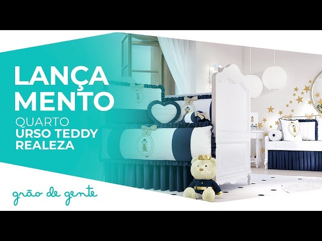 Quarto de Bebê Urso Teddy Realeza – Grão de Gente