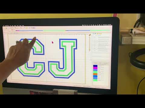 Embroidering a Throw Blank using College Font Appliqué and Towel Material - Gift for College Student