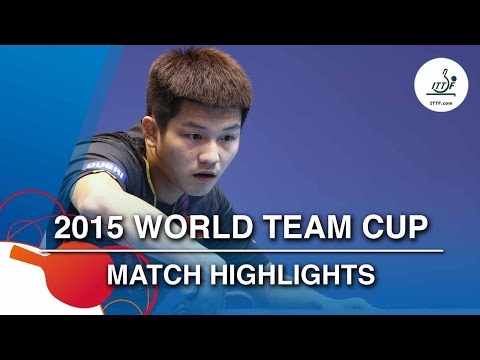 2015 World Team Cup Highlights: FAN Zhendong vs CHIANG Hung-Chieh ( 1/2)