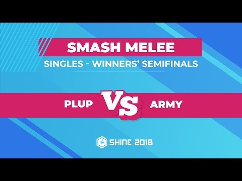 Plup vs ARMY - Melee Singles: Winners' Semifinals - Shine 2018
