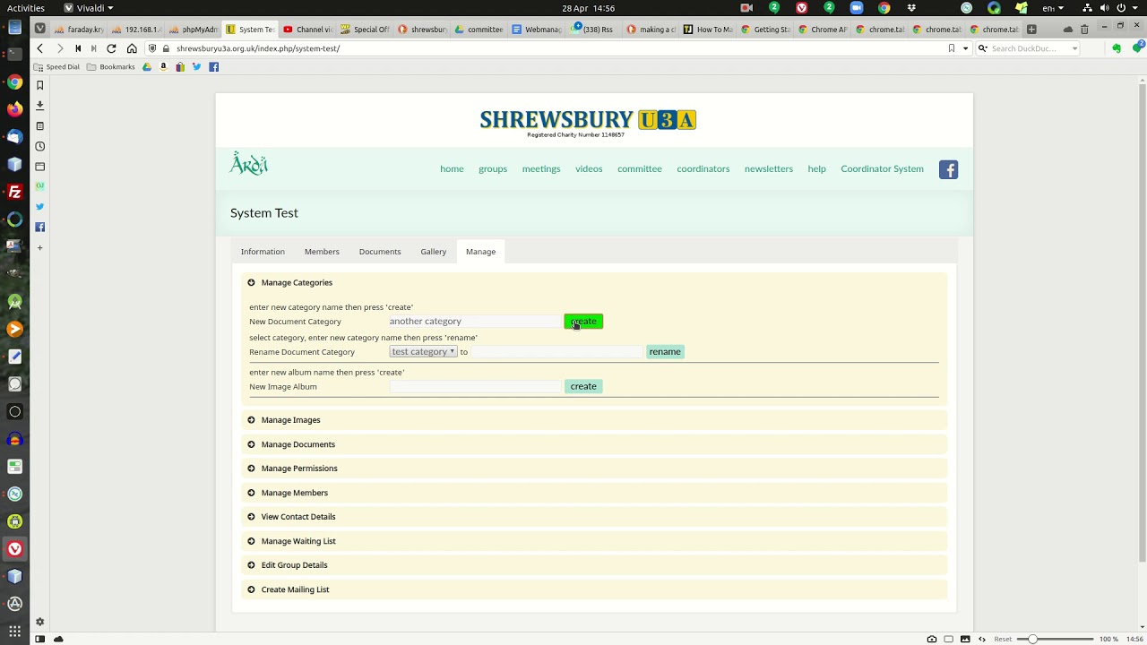 managing group documents