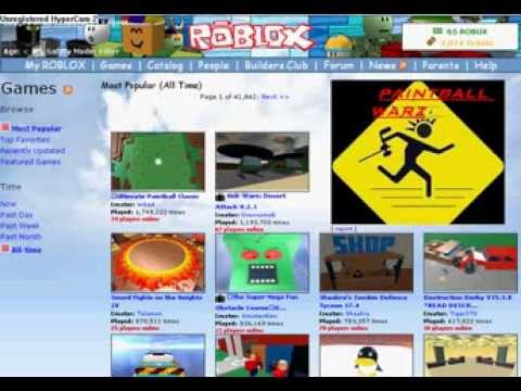 Roblox Games Most Popular All Time Summer 2009