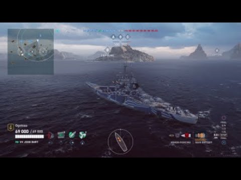 WoWS Legends - Jean Bart MN Tier VII premium Battleship - Beaucoup to do toujours