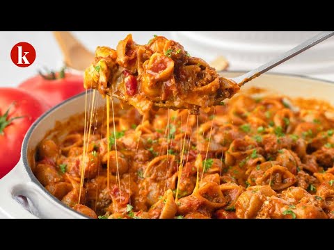 Easy and Cheesy One Pot Taco Pasta Recipe