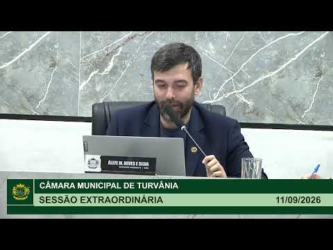 4° Sessão Extraordinária - 11/09/2026 | Câmara Municipal de Turvânia-GO