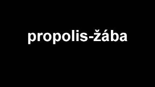 propolis-žába