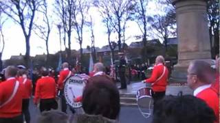 preview picture of video 'Fleetwood Old Boys, Armistice Day 2010.'