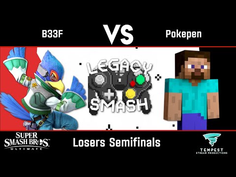 B33f (Falco) VS Pokepen (Steve) - Losers Semifinals - Legacy Smash #18