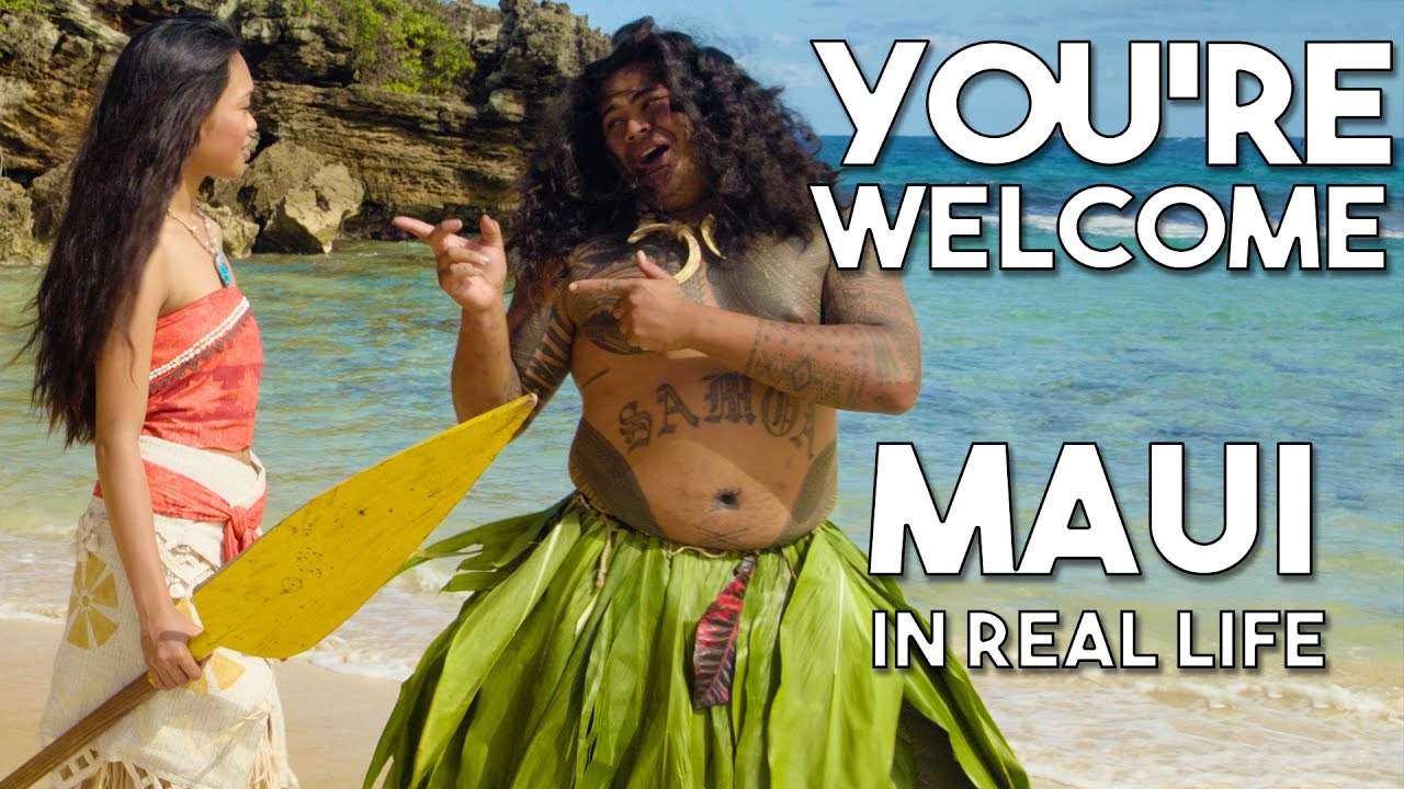 Maui's You're Welcome from Disney's Moana/Vaiana | Official WWL In Real Life music video