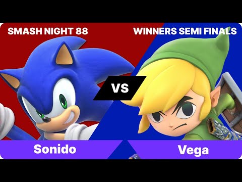 4o4 Smash Night 88 - Winners Semi Finals Sonido(Sonic) vs Vega(Toon Link)