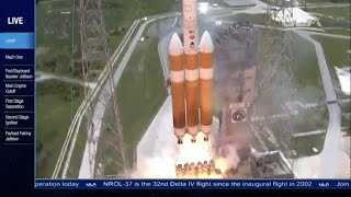 Launch of Worlds Largest Rocket Delta IV Heavy with NROL-37