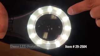 Dazor® LED Portable Magnifier