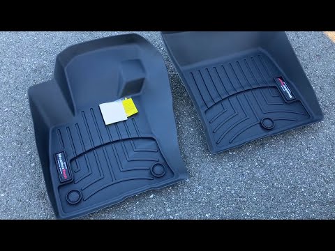 Ford Maverick Floor Mats Comparison - WeatherTech Floorliner HDTE vs Ford Maverick TPE mats